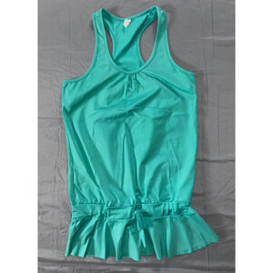 Runningskirts.com Super Duper Sweat Wicking Cinch Front Tank Top. M, EUC!!